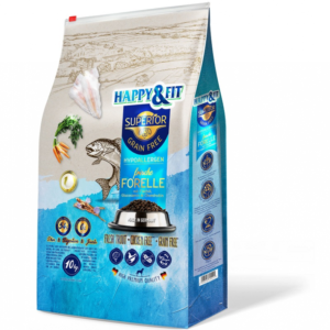 Happy&Fit Superior Hipoallergén Pisztráng, halolajjal és glükozaminnal 10kg