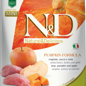 N&D Dog Grain Free vaddisznó&alma sütőtökkel adult mini 2,5kg