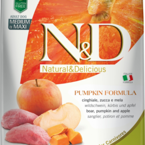 N&D Dog Grain Free vaddisznó&alma sütőtökkel adult medium/maxi 2,5kg