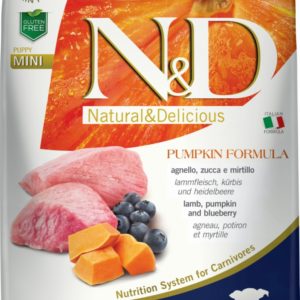 N&D Dog Grain Free bárány&áfonya sütőtökkel puppy mini 7kg