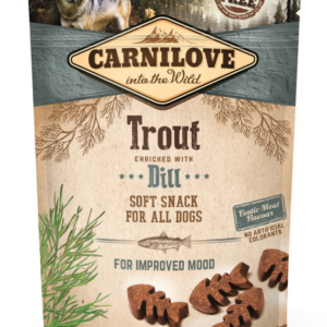 Carnilove Dog Semi Moist Snack pisztráng kaporral 200g
